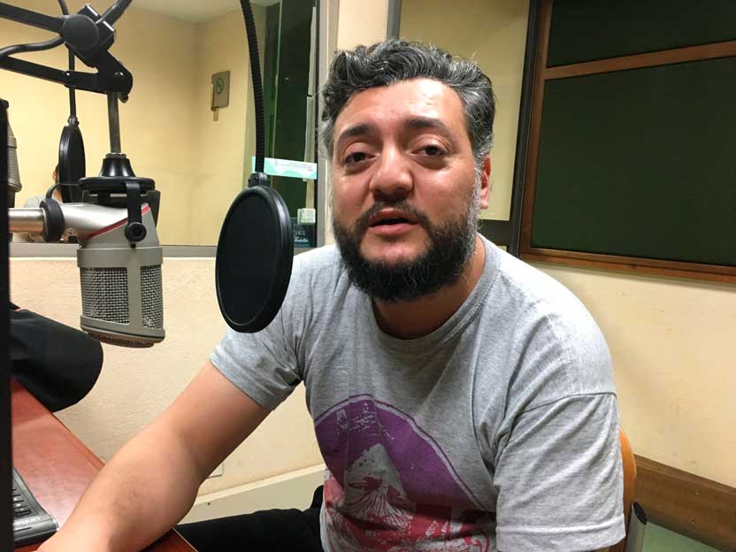 Pipe Correa de Los espíritus habla antes de su show en Altavoz Fest