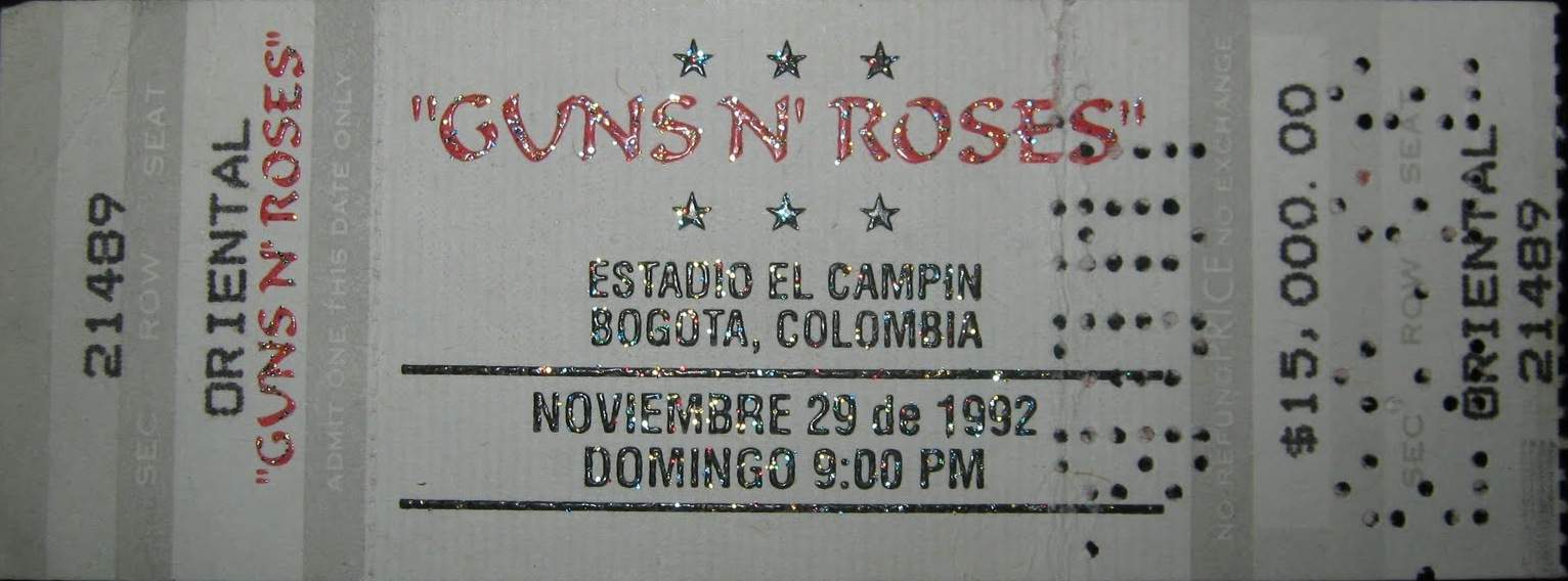 Revivan el concierto de los Guns N' Roses de 1992