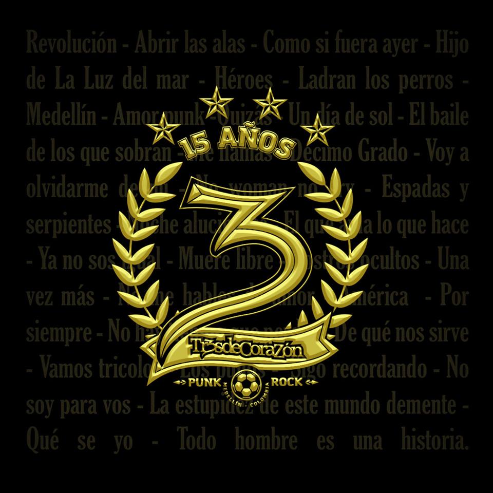 34 canciones integrarán el disco de 15 años de Tr3sdeCoraZón
