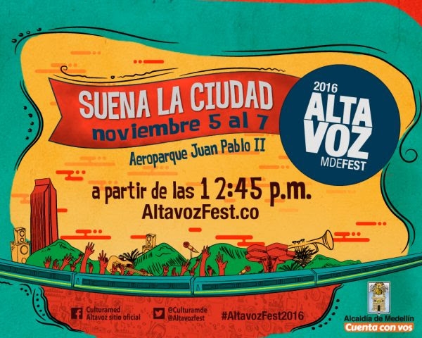 Descubran el afiche oficial de Altavoz Fest 2016