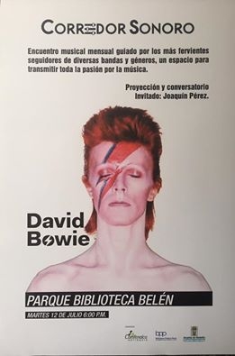 "Corredor sonoro" ofrece un homenaje a David Bowie #Agenda