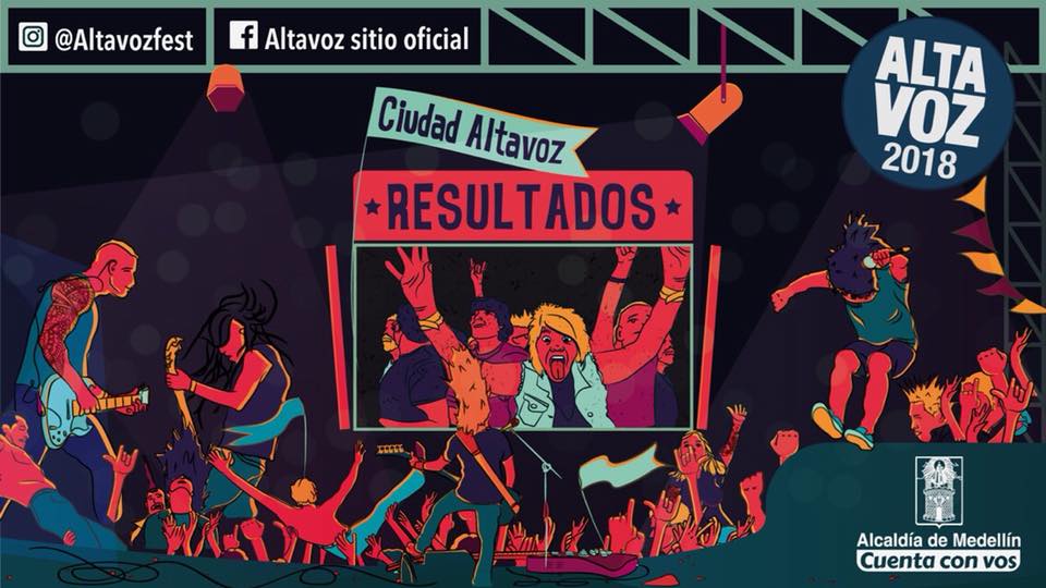 Descubran las bandas que clasificaron a los conciertos Ciudad Altavoz